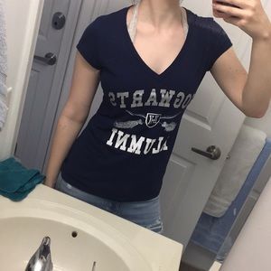 Warner Bros. Tops - Harry Potter Alumni Navy V-Neck Warner Bros. Tops - Harry Potter Alumni Navy V-Neck